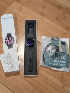 Samsung Galaxy Watch6 Black Smartwatch - Black